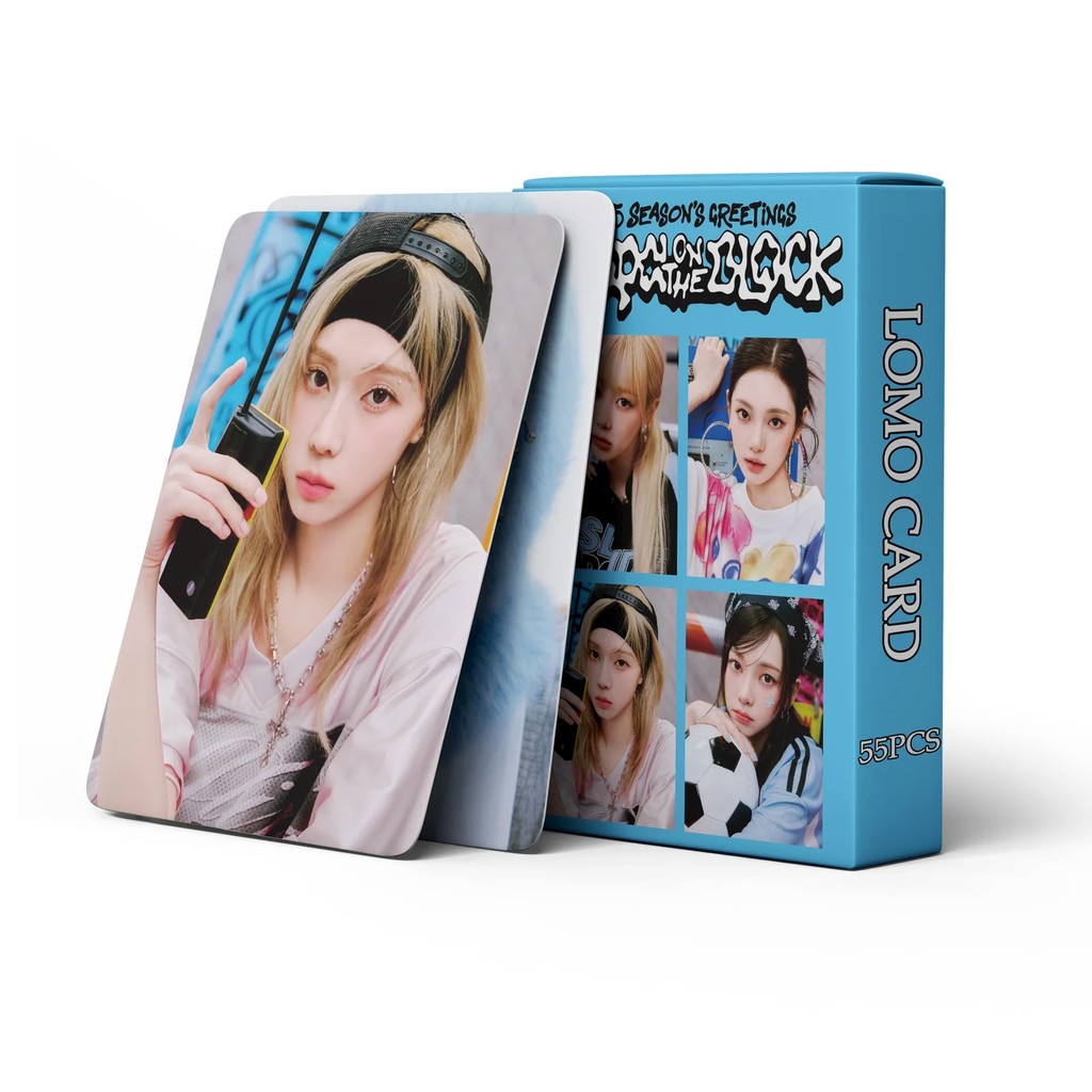 

55pcs/Set Kpop Idol Group The Street kids Lomo Cards 2025 Season's Greetings HD Photo Cards For Fan Collection Gifts