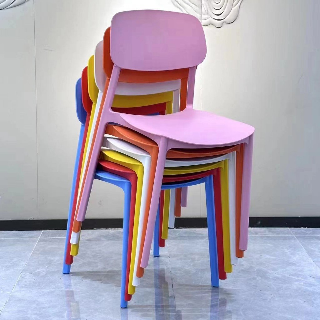 JF-Kursi Plastik, Kursi Makan, Kursi Kopi, Kursi Makan Restoran,Kursi sederhana，Meja Kopi dan Kursi