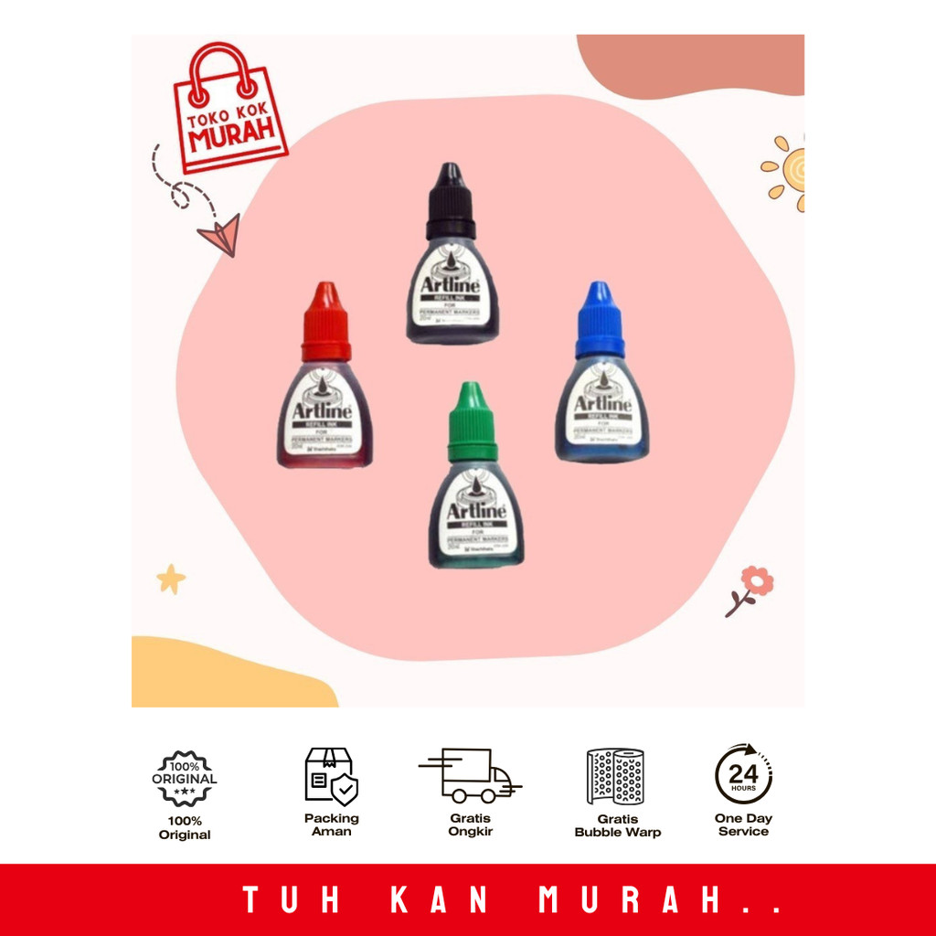 

ARTLINE PERMANENT MARKER INK ESK-20R /RED