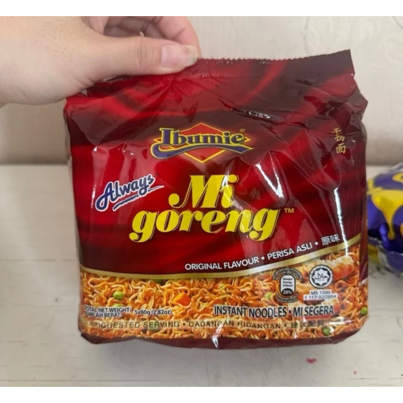 

IBUMIE MALAYSIA MI GORENG isi 5bks 400gr