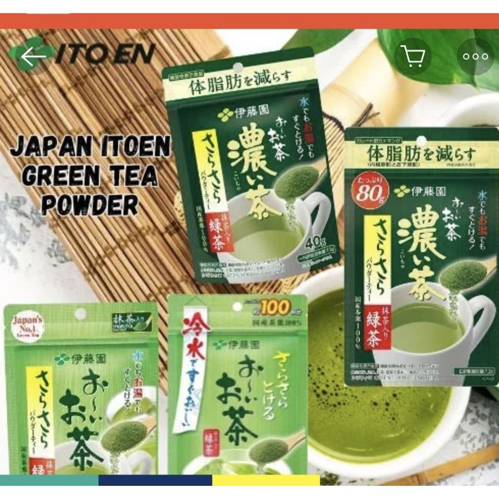 

ITO EN / ITOEN OI OCHA GREEN TEA MATCHA POWDER INSTANT No.1 Best Seller 100% Original