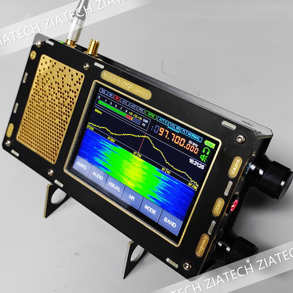 New V3 Malachite Rao Dual Antenna Latest Version 1.10D Malahit-DSP Stereo Portable 3rd Version SDR R