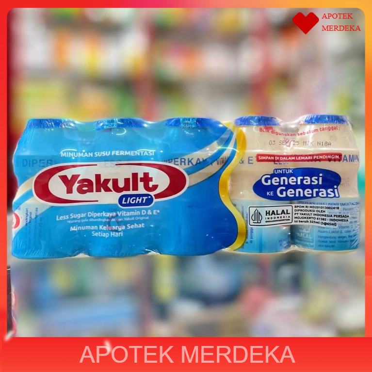 

Yakult Light Less Sugar 1 Pack 5 Pcs