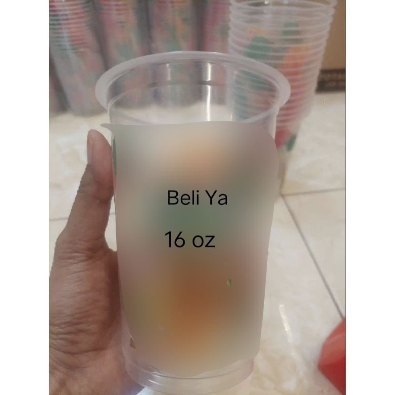 Gelas Teh Poci 16 Oz Isi 50 Pcs