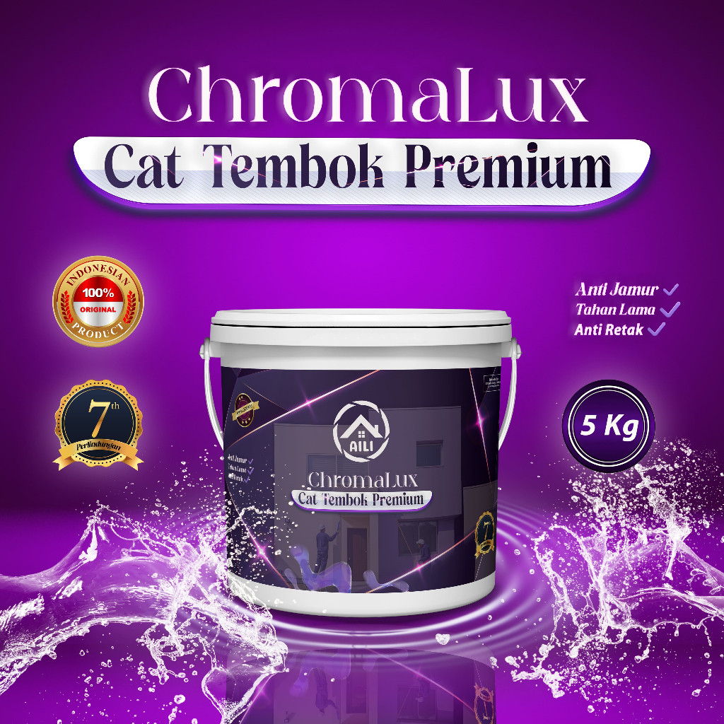 TERLARISAILI Paint Cat Tembok 5KG - Interior & Eksterior