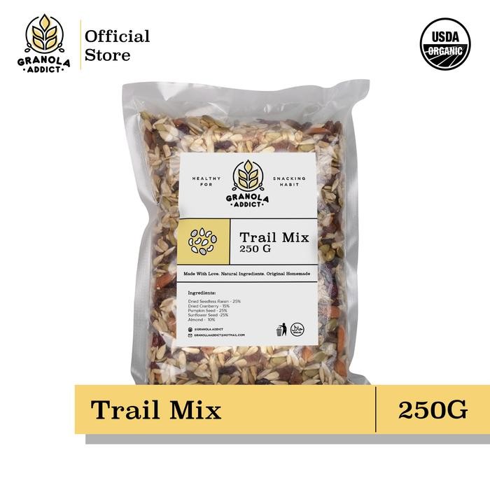 

Trail Mix (Sunflower, Pumpkin Seeds, Almond, Raisin, Cranberry) 250G - Normal Pack