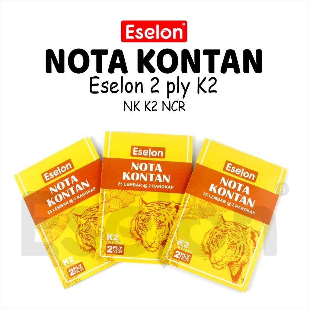 

♚Nota Kontan K2 2ply Eselon / Buku nota kontan K2 Kecil♚