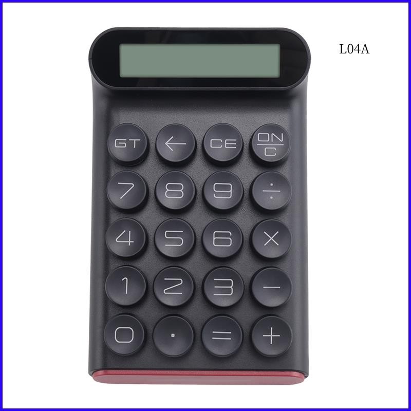 

LA-Retro Calculator Mechanical Keyboard Portable Computer 10 Digit LCD Display Financial Office Fashion Calculator