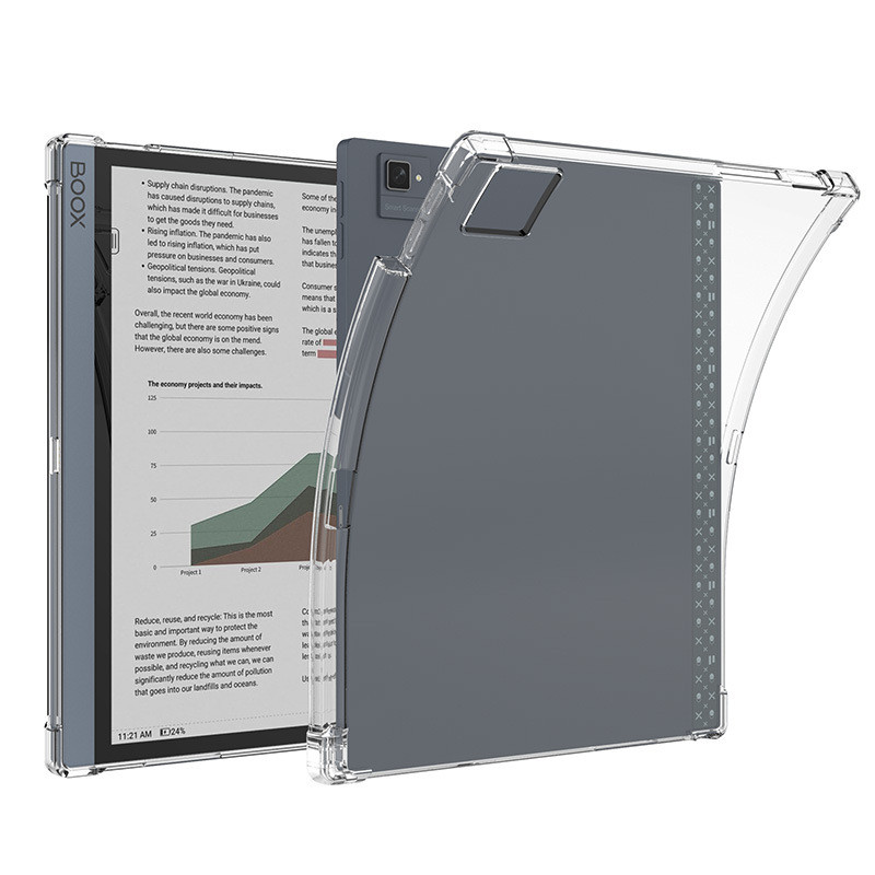 Slim Shockproof Case For Onyx Boox Note Air 3 C 2 Plus Case Pencil Holder Clear TPU Back Cover For B