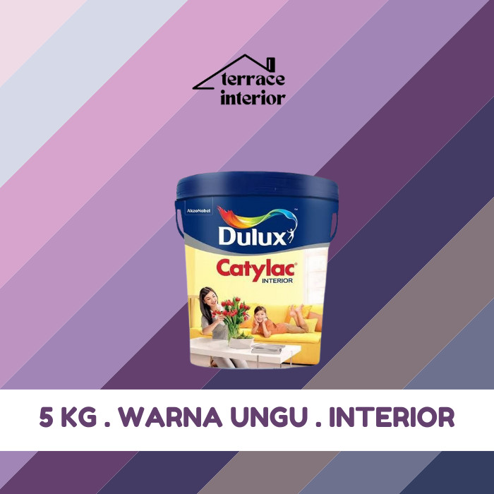 Cat Tembok Dulux Catylac Interior Warna Ungu 5 KG