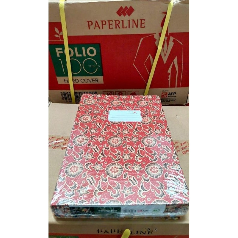 

( 5 Buku ) Buku Hard Cover FOLIO Paperline 100 Lembar ( 31x 21 cm ) hardcover