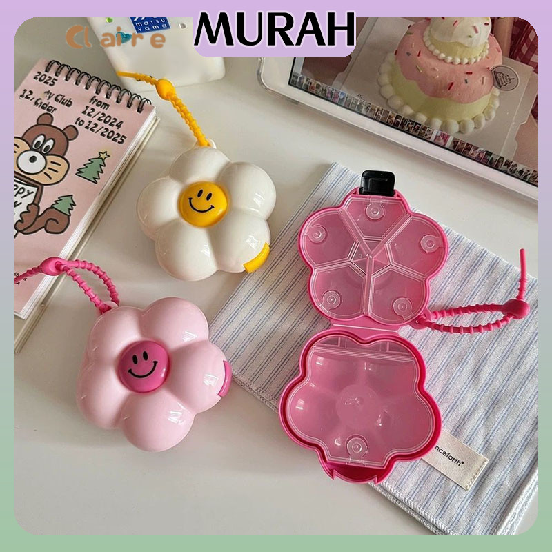 Kotak Obat Mini Portabel Kotak Obat Kecil Kotak Kemasan Penyimpanan/ Pill Box Mini Kotak Obat Travel