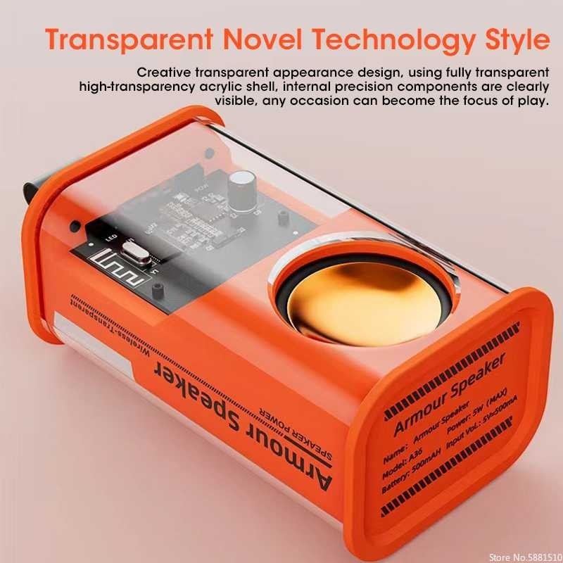 ALHKM99SHP WINJOIN Speaker Portable Bluetooth 5.0 Subwoofer TWS Series 500mAh - K08