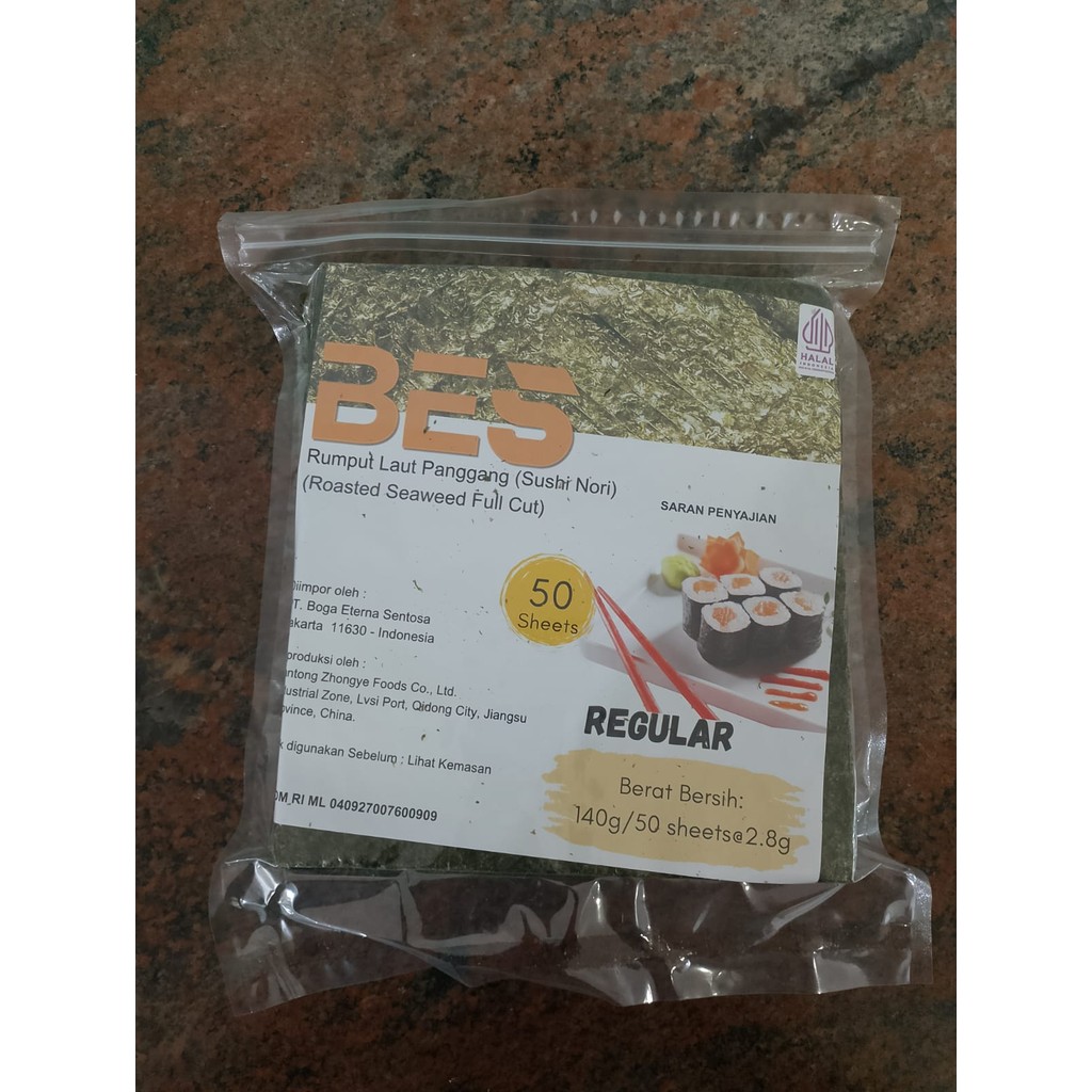 

Nori Sushi 50 Lembar "BES" Regular Halal