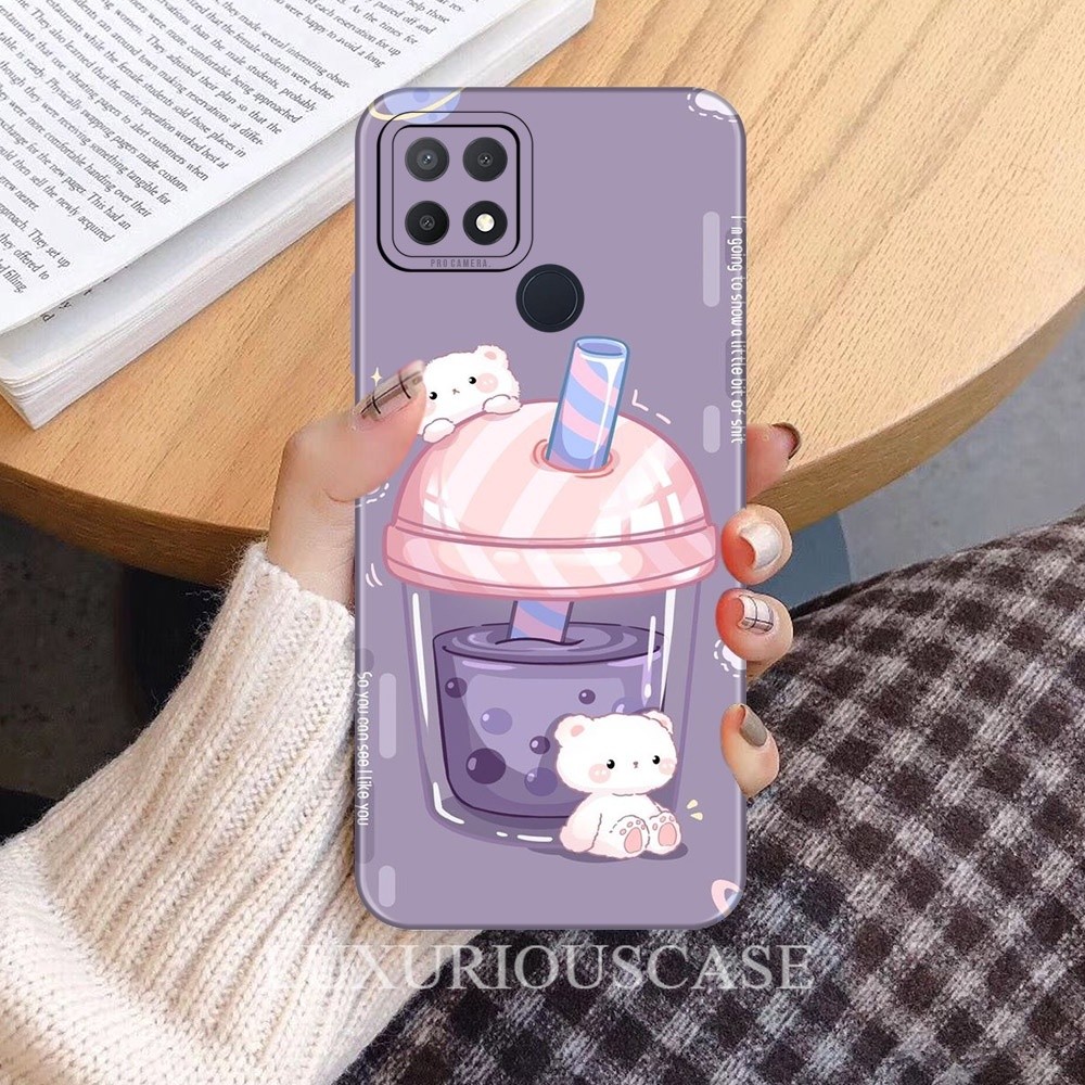 Softcase HP Oppo A15 / Oppo A15s Fashion Gambar Boba Lucu Silikon - Softcase - Cassing Handphone - M