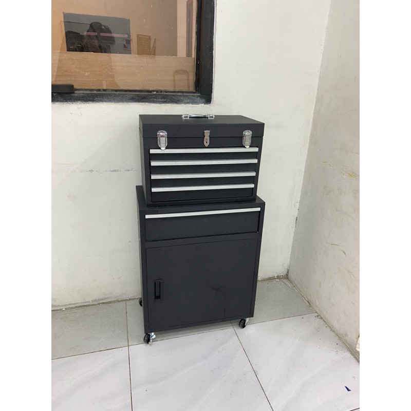 troly barber /rak barbershop/meja barber / rak perkakas / rak serbaguna/ rak pangkas / rak salon bah