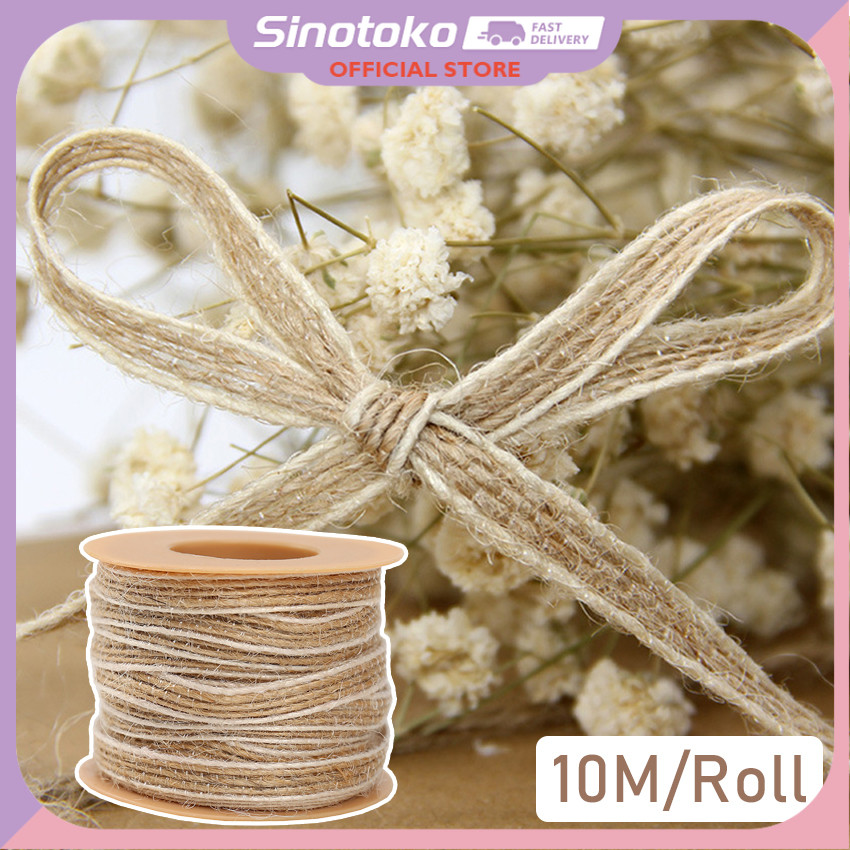 

Tali Rami Goni 10M, Tali DIY Souvenir Kerajinan Dekorasi Vintage