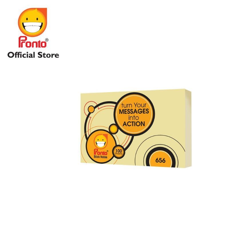 

Memo stick/Stiky note/pos-it pronto 656 kuning ( 1pcs )