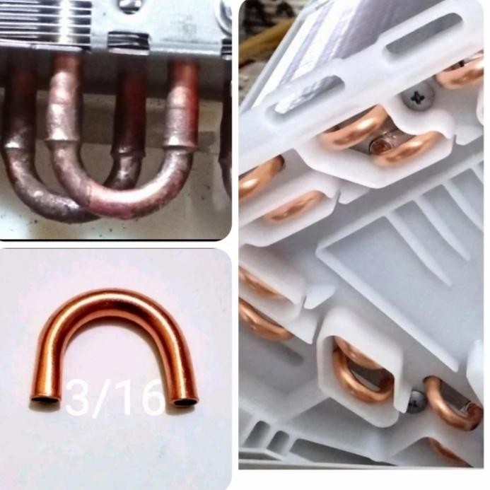 GLD99 U BAND EVAP KOIL AC DAIKIN R 32 PENGANTIAN U KOIL EVAPORATOR YG BOCOR