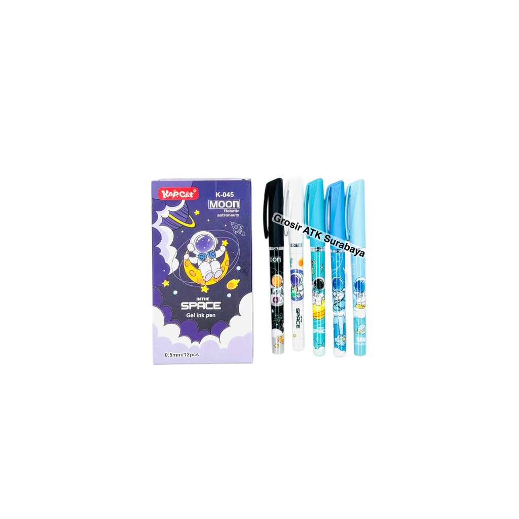 

( DAPAT 12 PCS / 1 PAK / 1 LUSIN ) BOLPEN FANCY K-045 ASTRONOT / Pulpen Bolpoin K-045 ASTRONOT