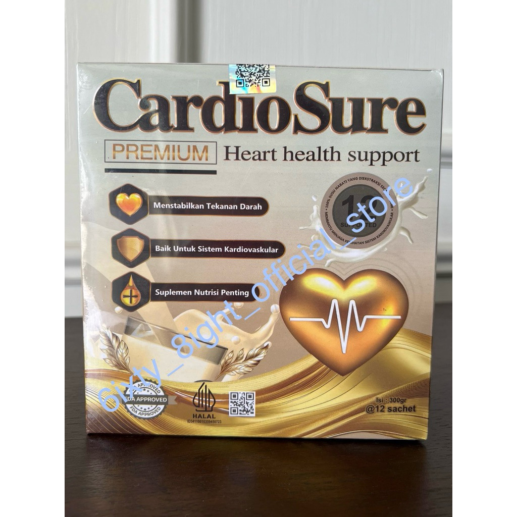 

NEW! CARDIOSURE ASLI ORIGINAL MILK SUSU OBAT HIPERTENSI JANTUNG STROKE KOLESTROL ASAM URAT DIJAMIN 1000%!!