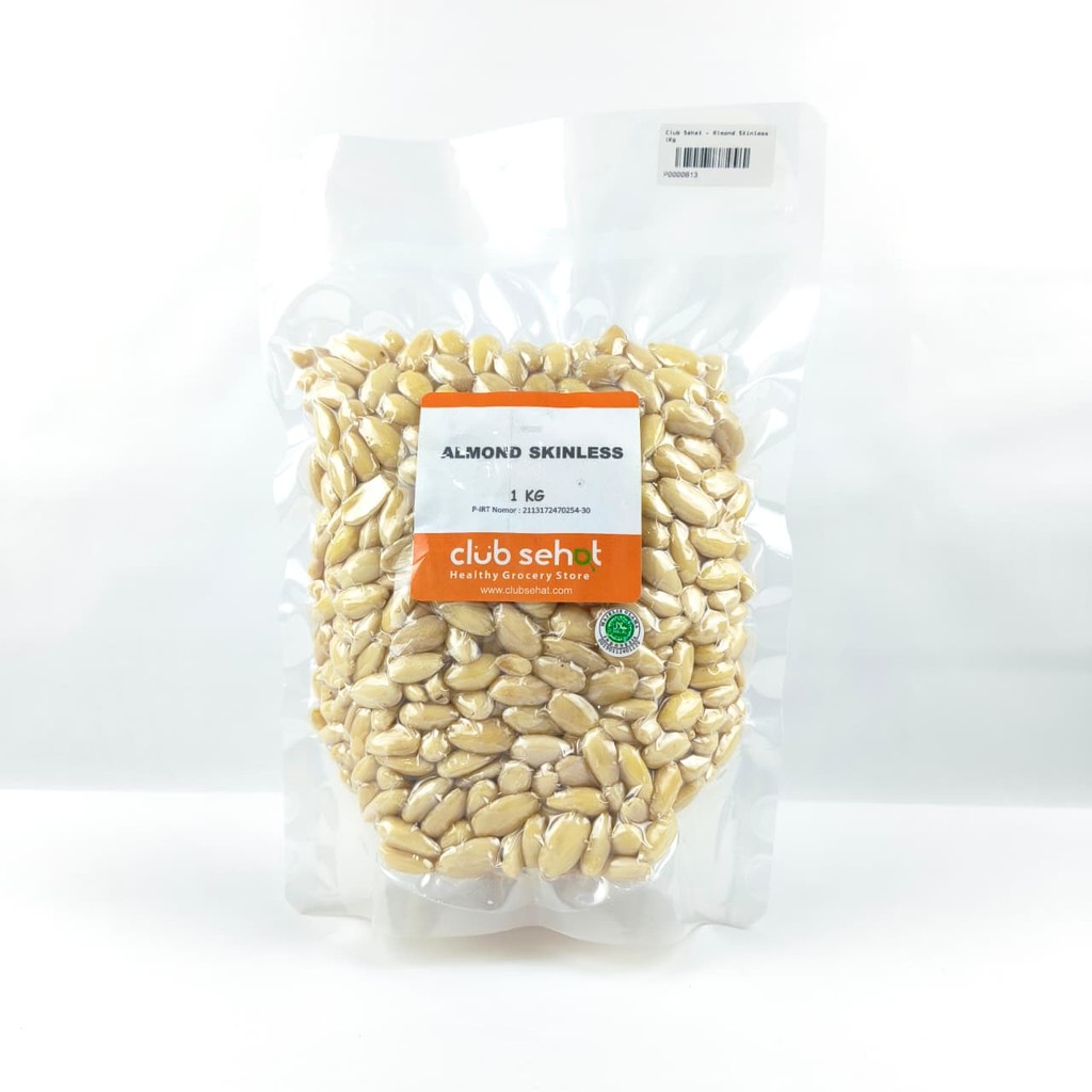 

Club Sehat Almond Skinless 1Kg Almond Mentah Kupas