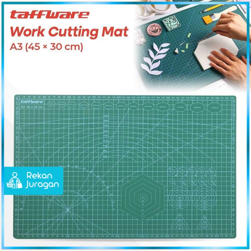 

Taffware Alas Potong Work Cutting Mat Pad A3 45x30cm