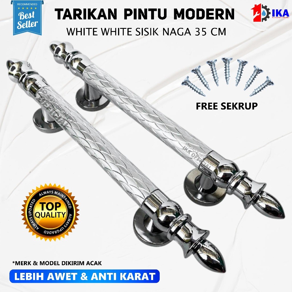 SAB PAKET Slot Selot Kunci Handle Gagang pintu rumah set kunci Panjang 35 cm / Handle pintu rumah ka