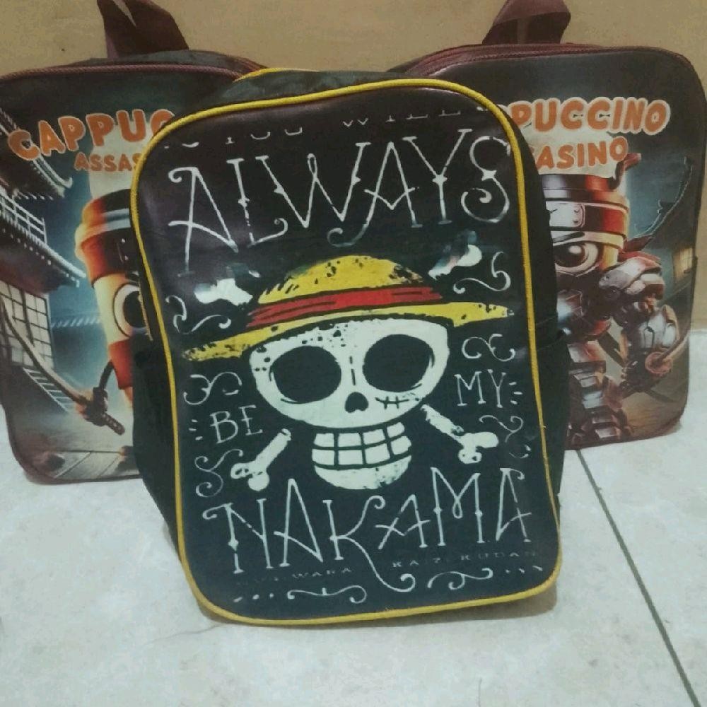 Tas Ransel ONE PIECE PRINTING  - TAS RANSEL ANAK BENDERA ONE PIECE