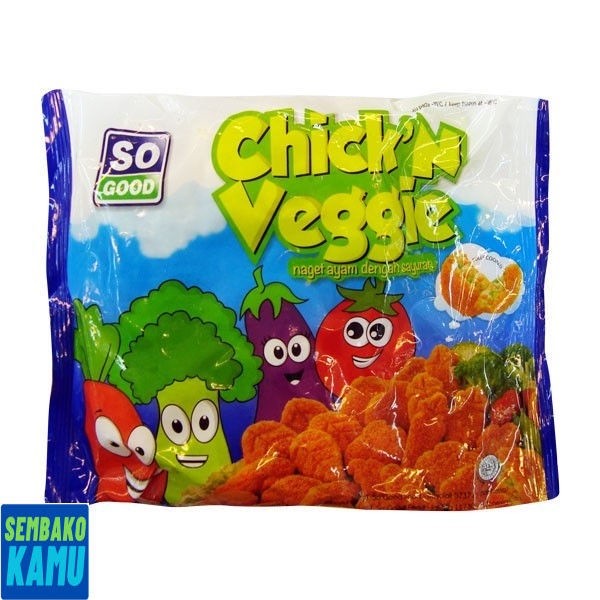 So Good Chicken Veggie 400 gr - Nugget