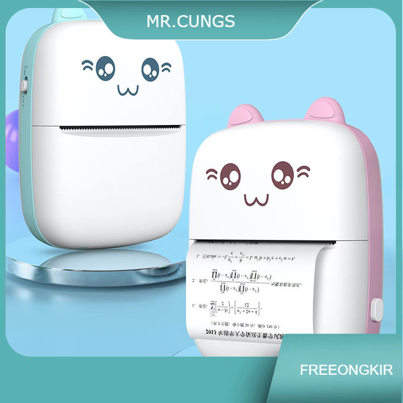 

Mini Thermal Printer Bluetooth Portable Cute Label Printer for Picture Foto, Receipt Barcode Memo Student Children's Gift​