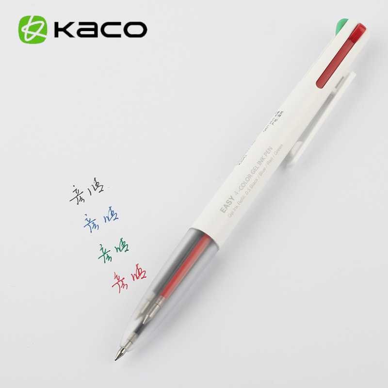 

Digap 4 in 1 Multifunction Gel Pen Pena Pulpen Bolpoin 0.5mm 1 PCS - K1041 (Black Blue Red Green Ink)