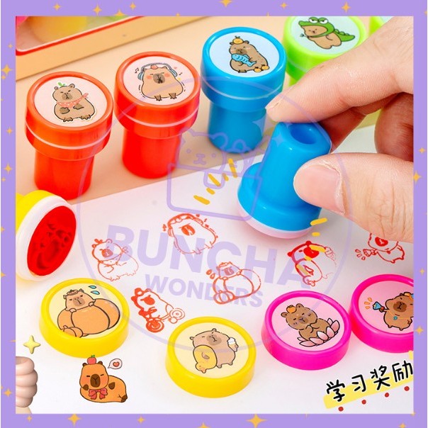 

BW SALE 10pcs Stempel Reward Anak-Anak -- Stempel Animal -- Stamp -- Cartoon Stamp A-PK004