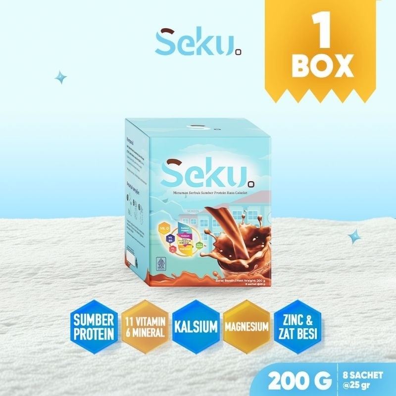 

Susu SEKU Tumbuh Optimal(25gr) - isi 8 sachet
