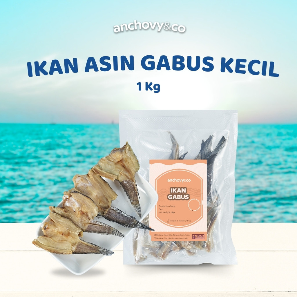 

Ikan Asin Gabus Kecil 1kg | Anchovyandco