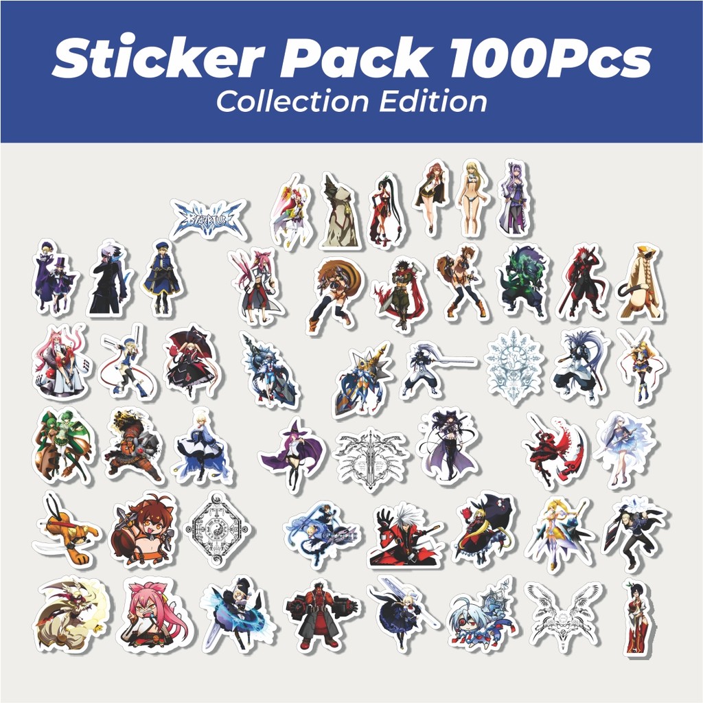 

Hot Stiker Game Series Blaz Blue Karakter Mix 6 Lucu Anti Air Stikers Berperekat Waterproof Sticker Decal Buat Motor Helm Buku Journal Koper Casing HP Laptop Botol Minum
