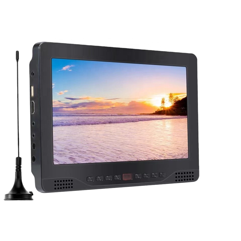 10 Inch Portable Mini TV with DVB T2 H265 ,Portable MINI Tv with 10 Inch  Lcd Tv  DVB-T2