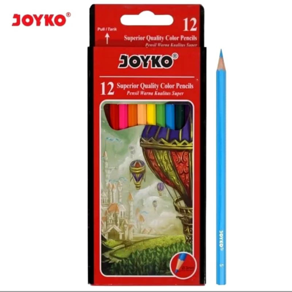 

Pensil Warna Joyko 12 Warna Pendek & Panjang - ARM