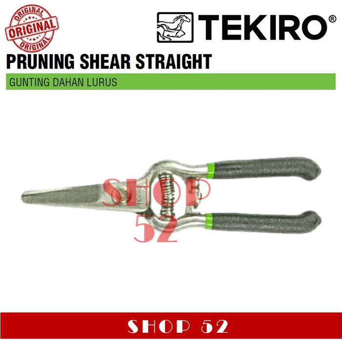 

READY Tekiro Gunting Multifungsi Baja Seng Dahan Bengkok Lurus Multifunction - Dahan Lurus 6in