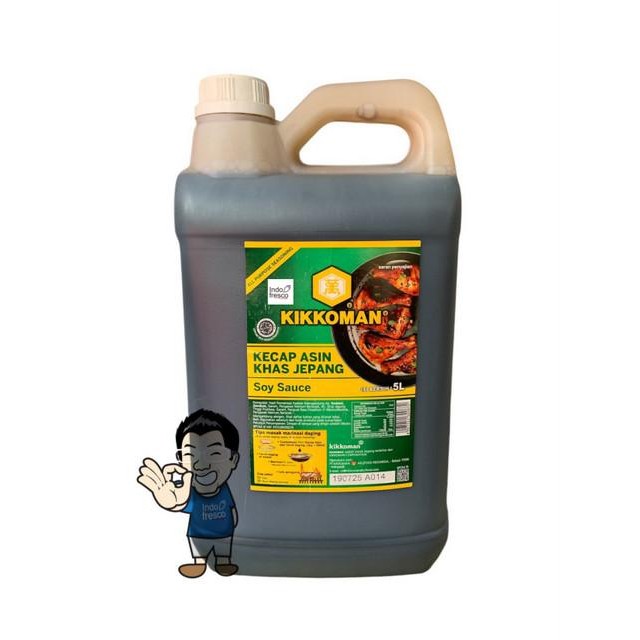 

PROMO! Kikkoman Soy Sauce- Kecap Jepang Jerigen 5L