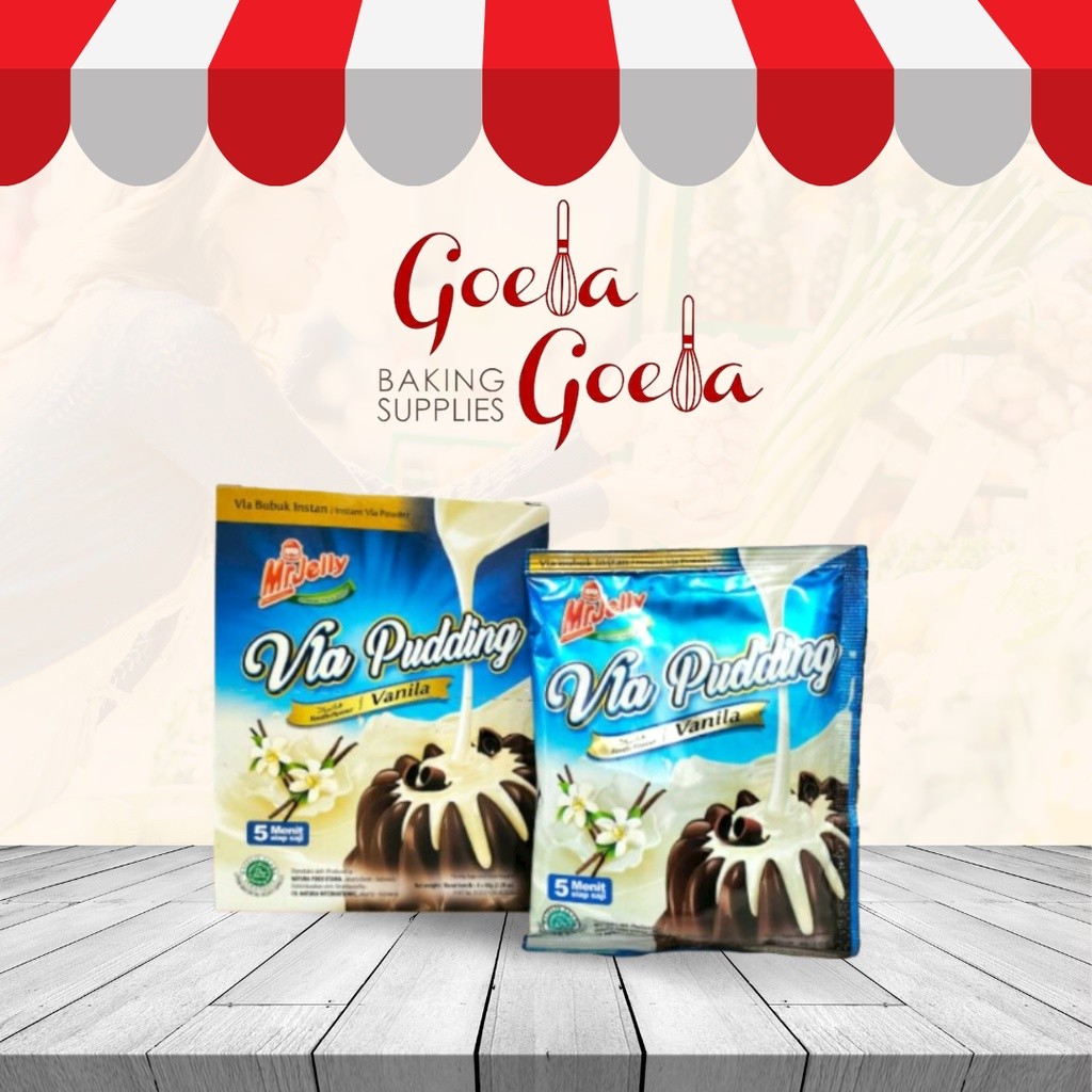 

Vla Puding Rasa Coklat dan Vanila Mr.Jelly Harga 5 pcs