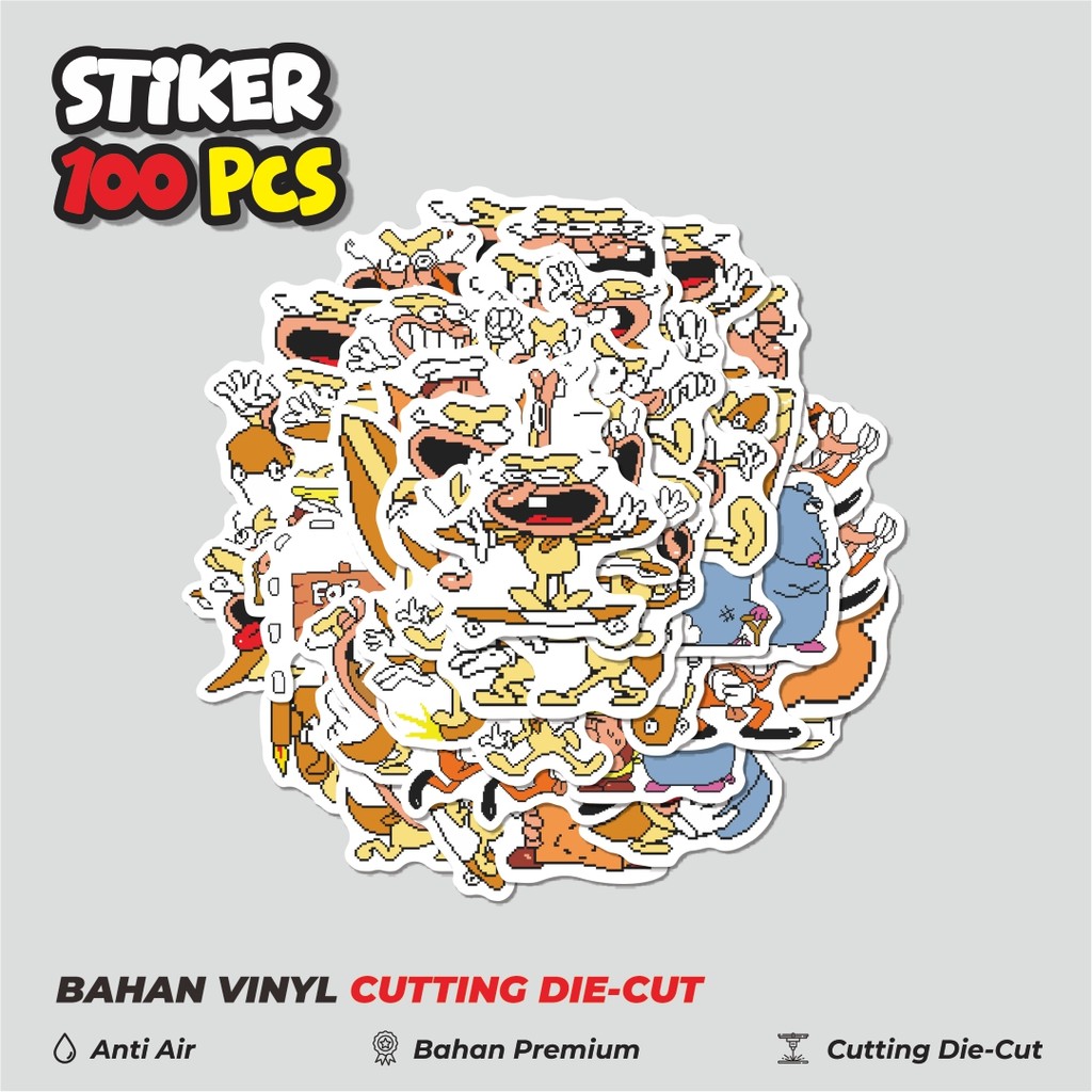 

Terbaru! 50 pcs Stiker Pizza Tower V1 Dekorasi Lucu Kreatif untuk Notebook, Skateboard, HP