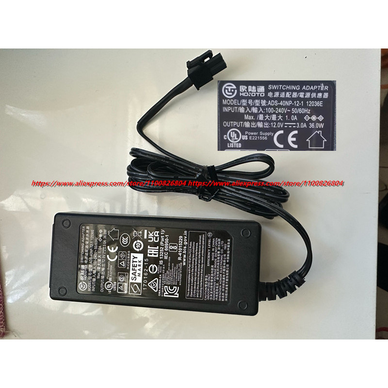 12V 3A 36W AC Adapter Power Charger For fortigate FORTINET AD036RAB-FTN3 FG-60D 30E-3G4G 60E Fortiwi