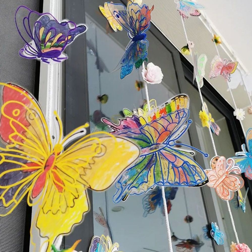 

Double Layer Paper DIY Material DIY Handmade Three-dimensional Drawing Paper Graffiti Transparent Hand Drawn Paper