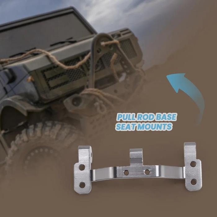 Linkbase Metal dudukan gardan RC WPL C14 c24 c34 c44 B1 truck WPL - Abu-abu