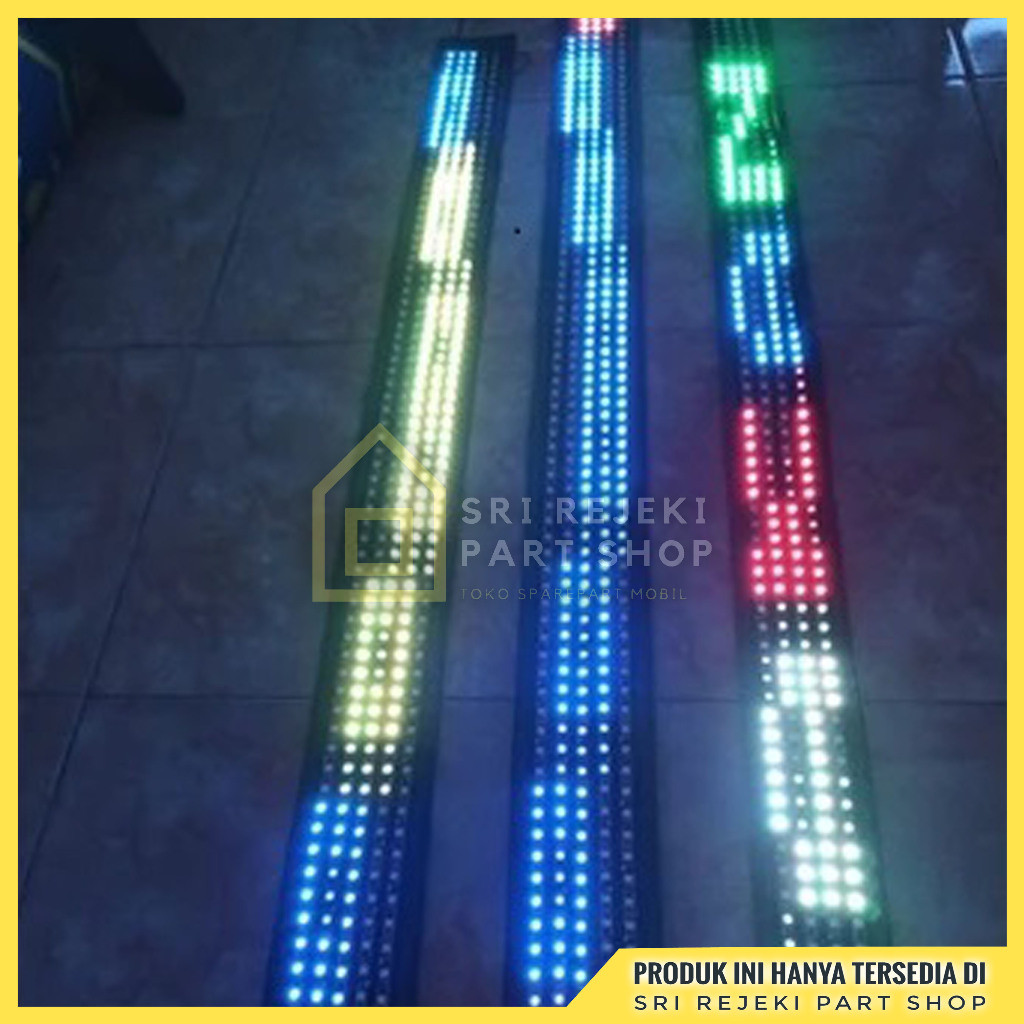 Lampu Strobo Kaca Truk Strobo 4 Baris 12 Volt 24 Volt Setting Via HP Android Strobo Bus Kaca Depan