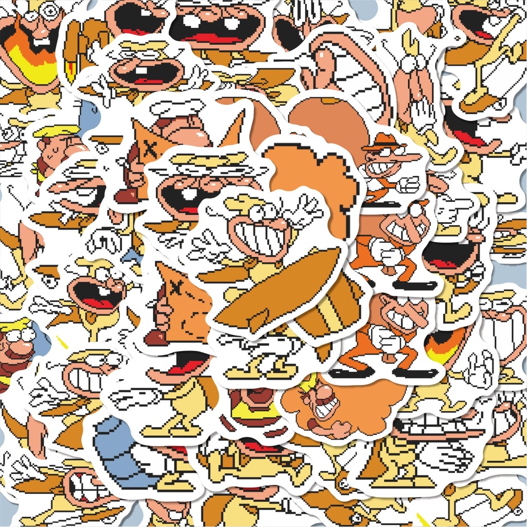 

100PCS Lucu Stiker Pizza Tower V3 Stiker Aesthetic Stiker Anti Air Stikers Berperekat Waterproof sticker decal buat Motor Helm Buku Journal Koper Casing HP Laptop Botol Minum Hadiah anak