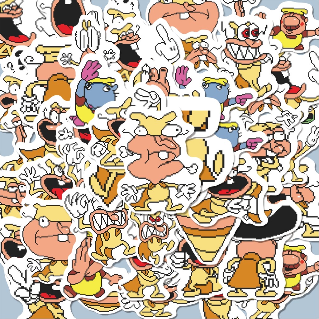 

100PCS Lucu Stiker Pizza Tower V8 Stiker Aesthetic Stiker Anti Air Stikers Berperekat Waterproof sticker decal buat Motor Helm Buku Journal Koper Casing HP Laptop Botol Minum Hadiah anak