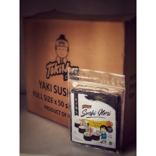 

Tokinori Yaki Sushi Nori- Roasted Seaweed- Rumput Laut 50pc Terlaris