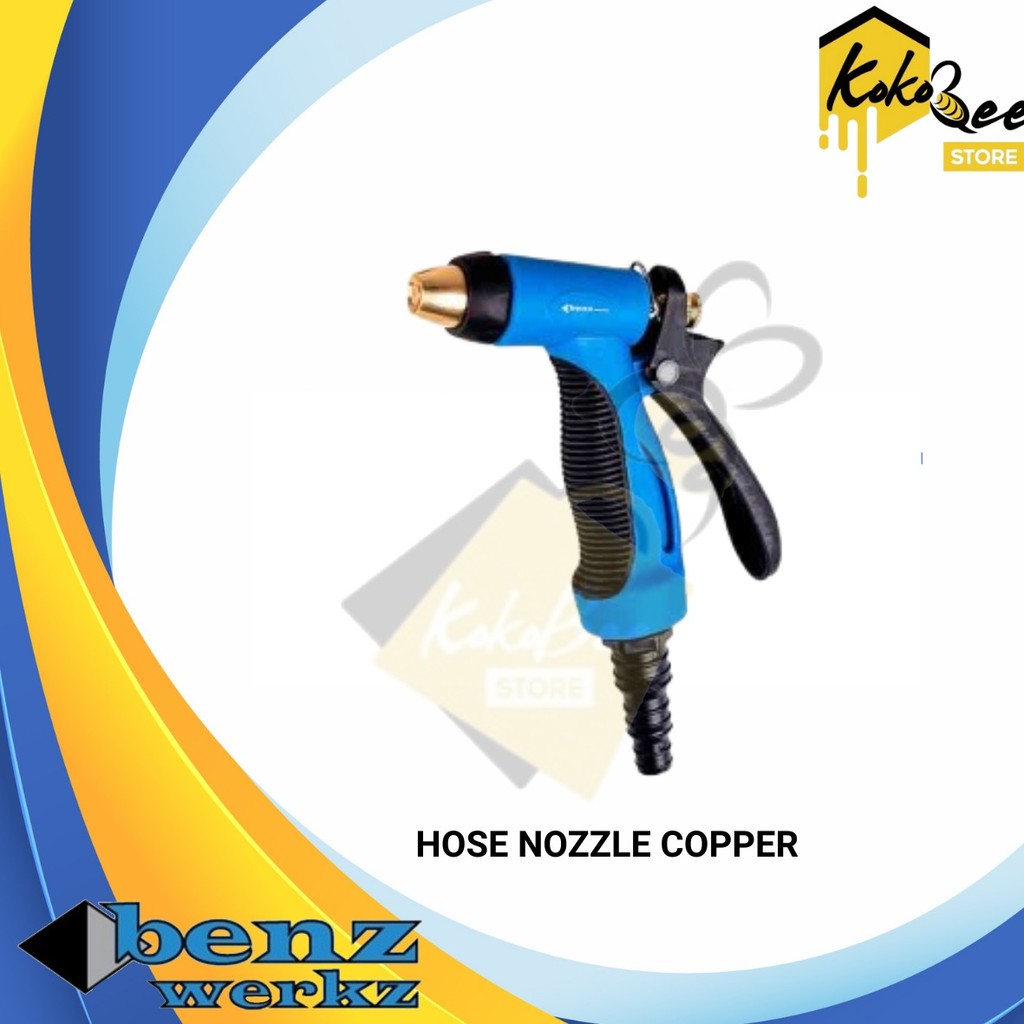 Benz Werkz Water Spray Gun Semprotan Taman Sraygun Cuci Mobil Motor - Hose Nozzle Copper Nozzle Teka